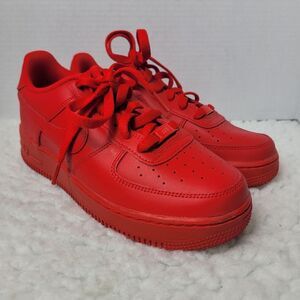 Nike Air Force 1 `07 LV8 1 Men's Sneaker Size 6.5 Red University Shoes